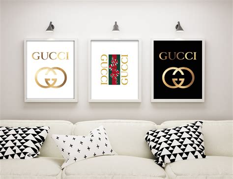 gucci art wall|gucci inspired wall art.